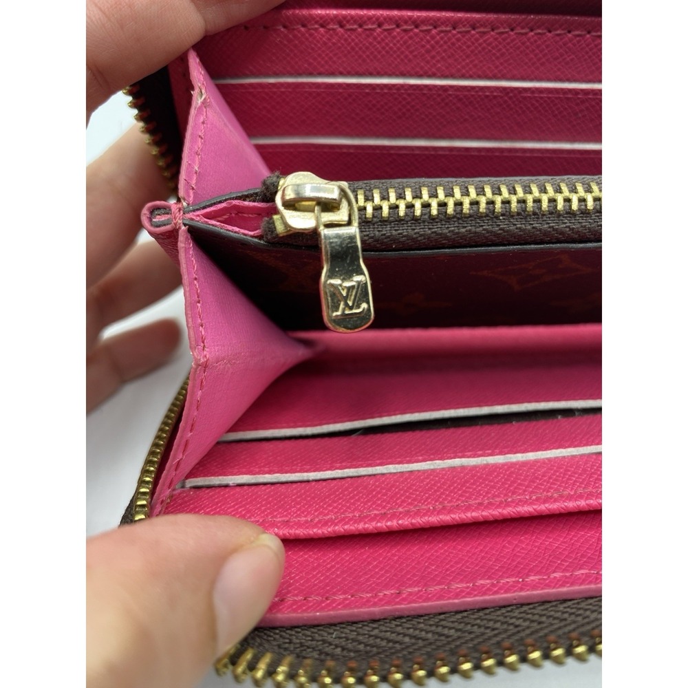 Authentic Louis Vuitton LV Monogram Zippy Zip Around Long Wallet Brown Luxury - Picture 9 of 13